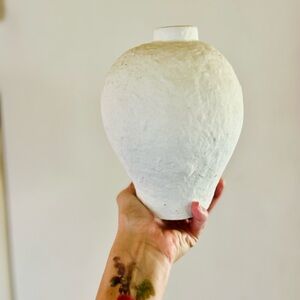 SOLd💔Japandi Scandinavian Boho Textured Matte Primitive Minimal Decorative Vase